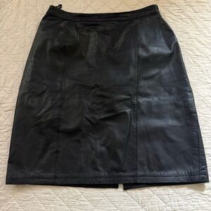 Elegant Black Midi Skirt